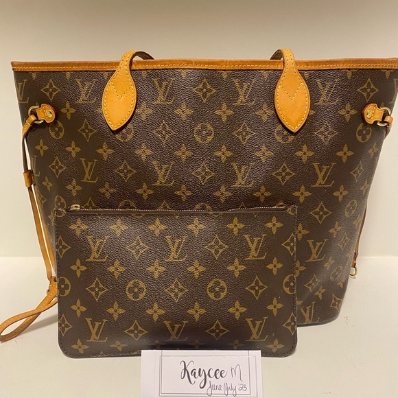 Louis Vuitton Handbags - (1550❗️) 💫 Authentic Louis Vuitton Neverfull MM Set
